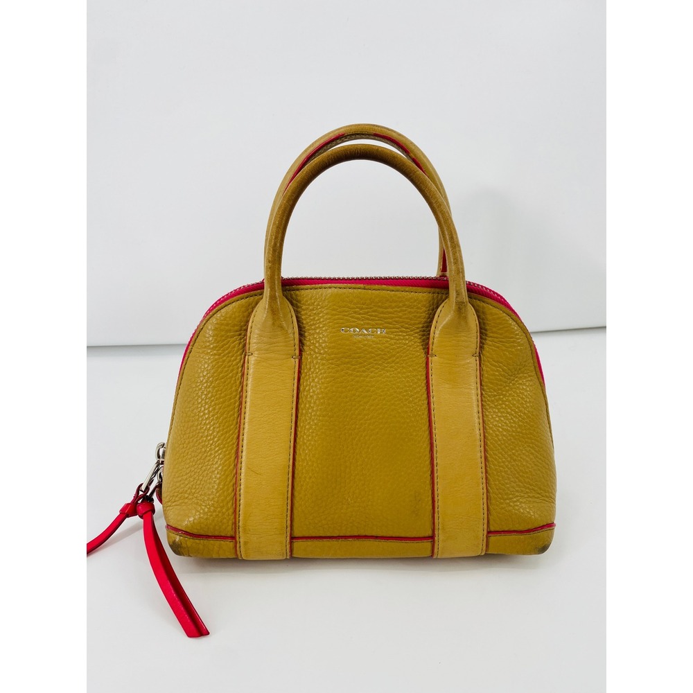 Coach Bleecker Edgepaint Leather Mini Preston Satchel